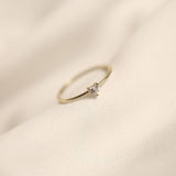 Elegant Heart Diamond Ring