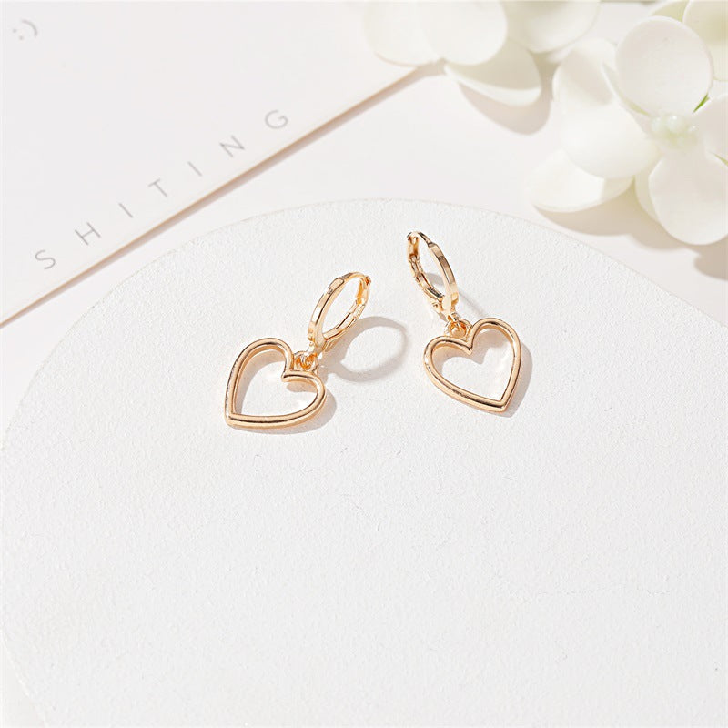 Heart Hoop Earrings