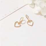 Heart Hoop Earrings