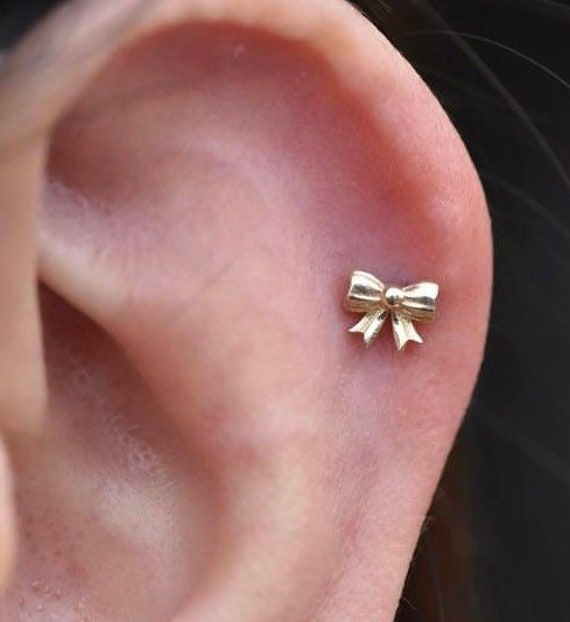 Dainty Bow Stud Earrings