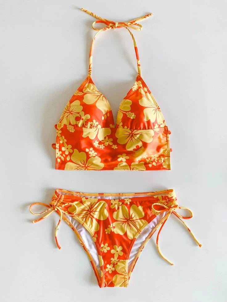 Tropical Floral Bikini Set