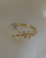 Golden Blossom Ring