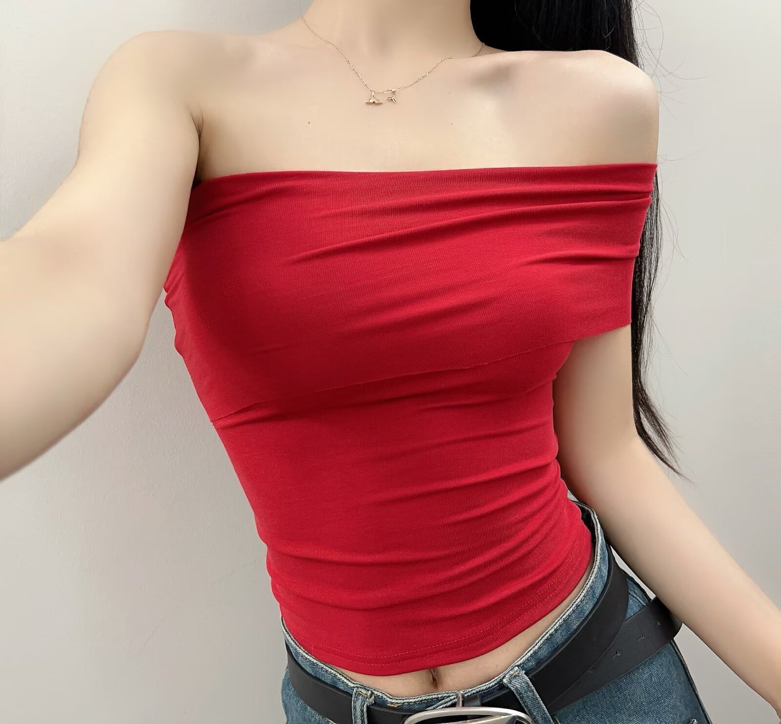 Aria Sleeveless Off-Shoulder Top