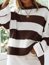 Chloe Striped Oversized Sweater