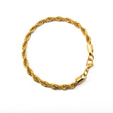 Golden Rope Chain Bracelet