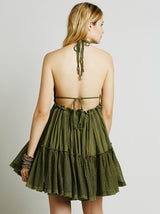 Boho Backless High-Low Dress