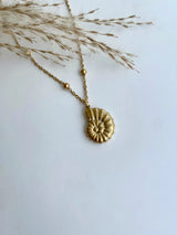 Sea Nail Gold Necklace