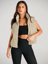 Sophie Sleeveless Lightweight Puffer Vest