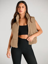 Sophie Sleeveless Lightweight Puffer Vest