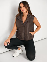 Sophie Sleeveless Lightweight Puffer Vest