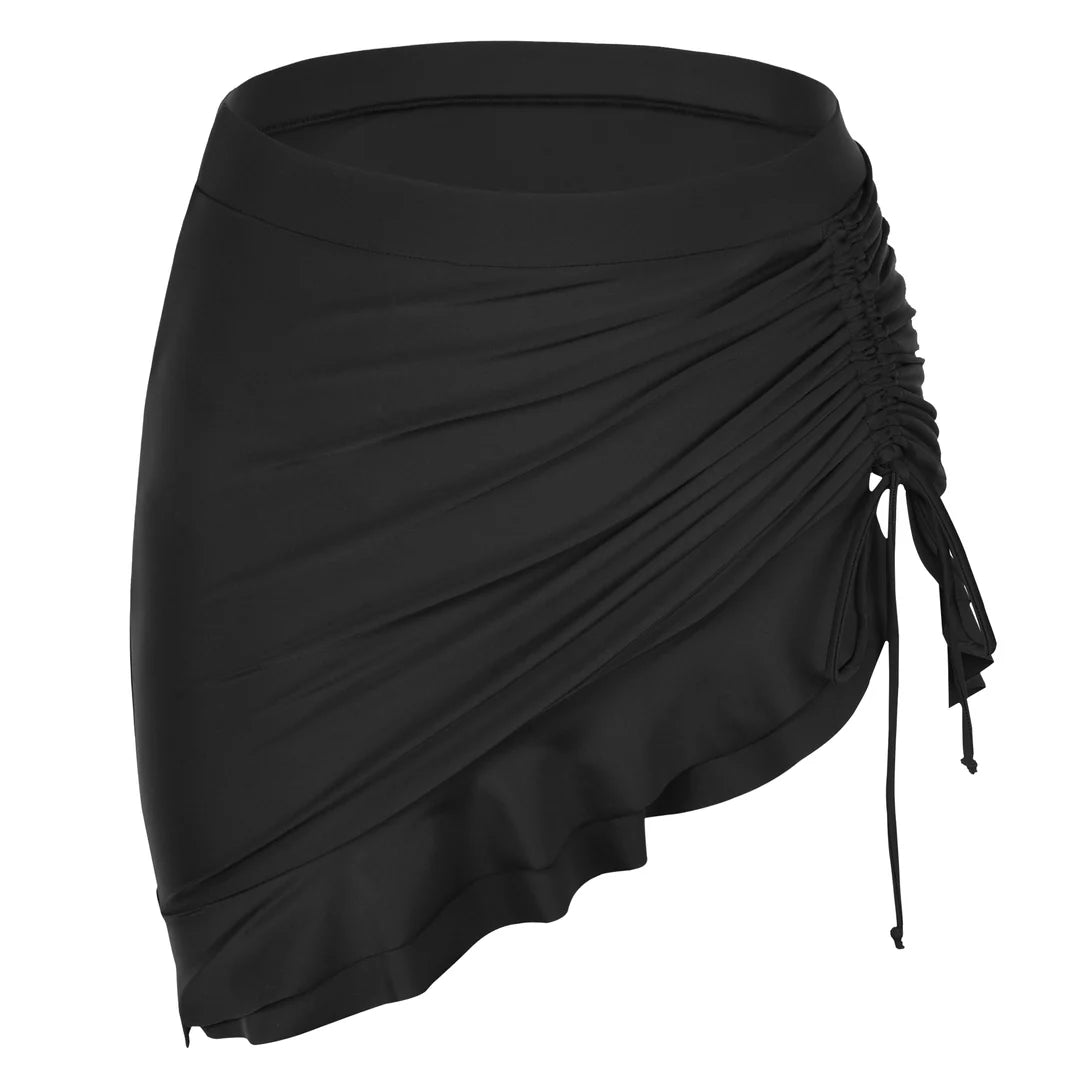 Chic Ruched Mini Skirt