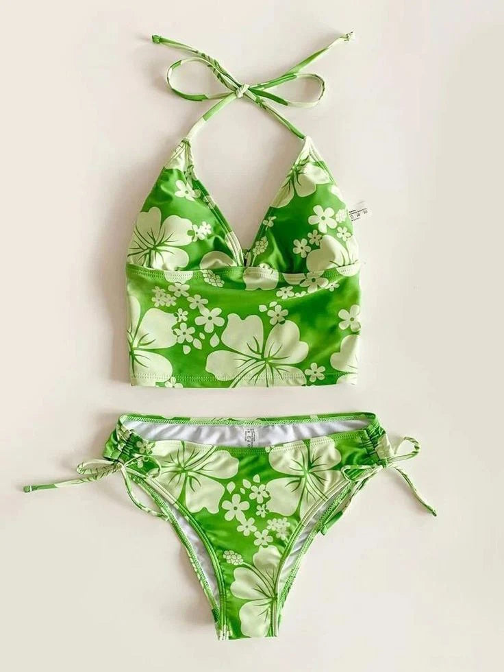 Tropical Floral Bikini Set