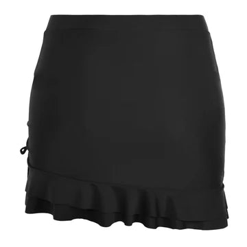 Chic Ruched Mini Skirt