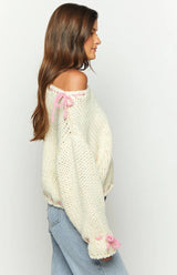 Cozy Bow-Knit Sweater