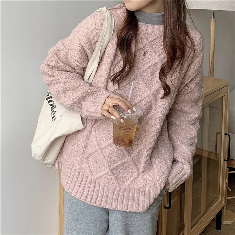 Isla Cozy Cable Knit Sweater