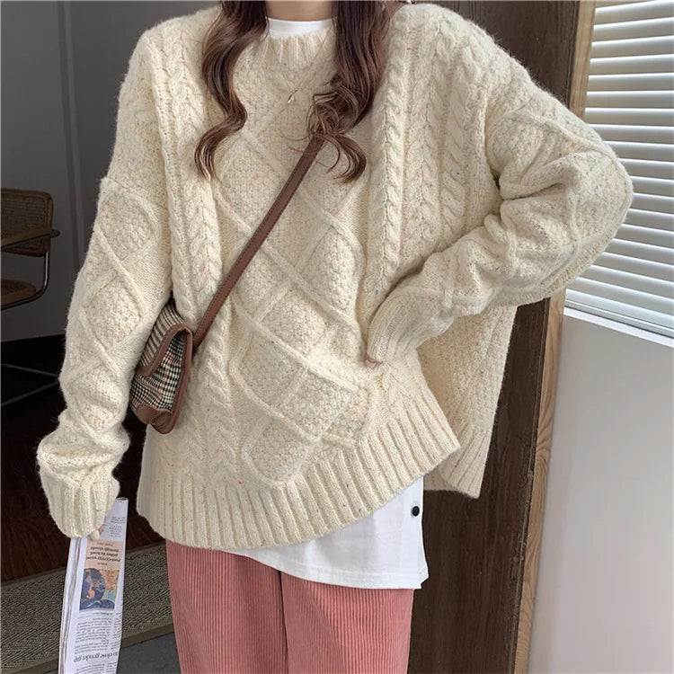 Isla Cozy Cable Knit Sweater