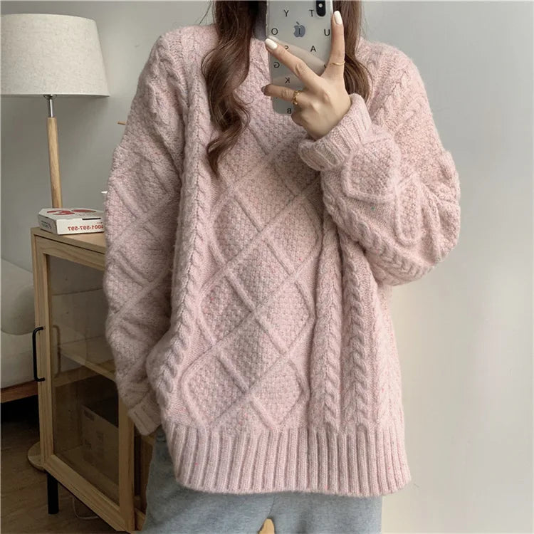 Isla Cozy Cable Knit Sweater