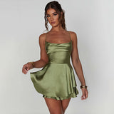 Allure Satin Slip Dress