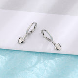 Elegant Heart Hoop Earrings