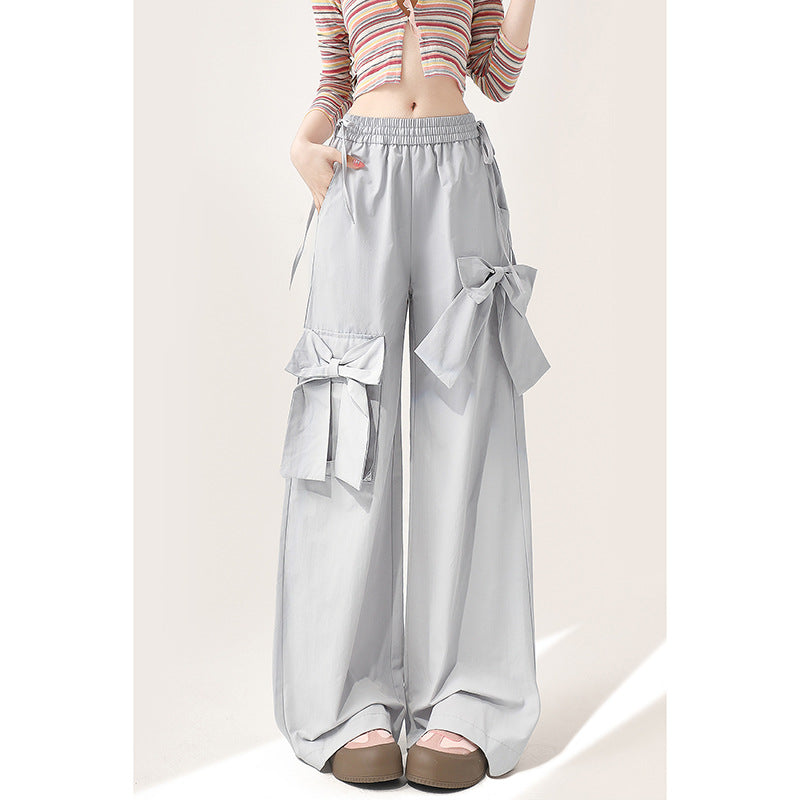 Lila Bow-Cargo Pants