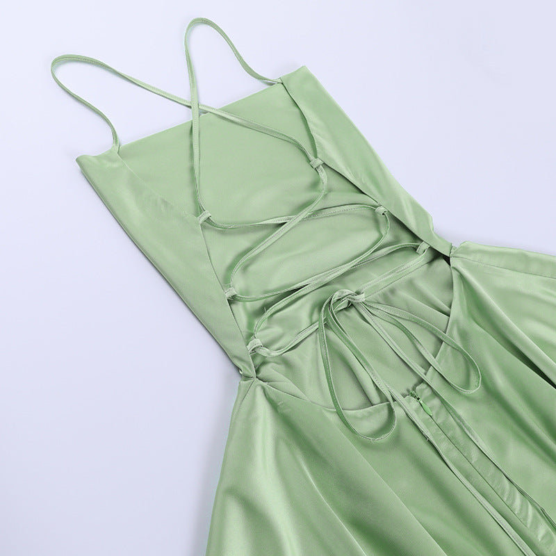 Allure Satin Slip Dress