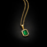 Emerald Pendant Necklace