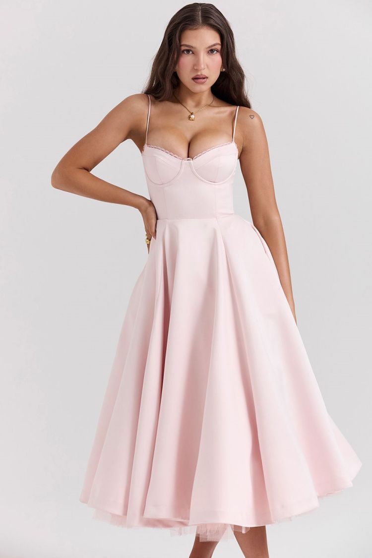 Sleeveless Ballerina Midi Dress