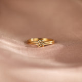 Double Gold Knot Ring