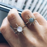 Sunburst Radiance Ring