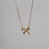 Bow Pendant Necklaces