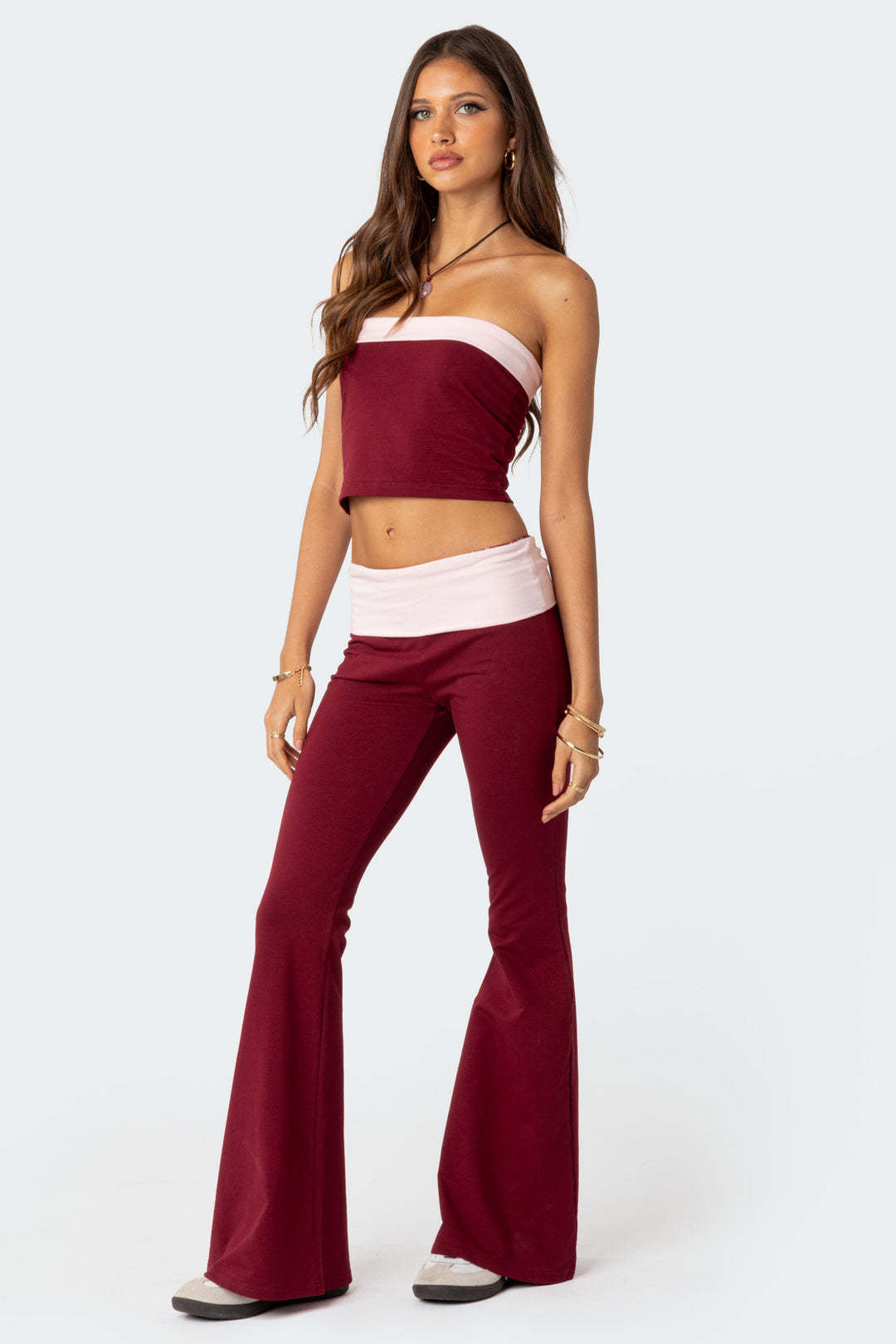 Zara Two-Tone Tube Top Set