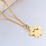 Golden Paw Pendant