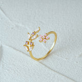 Golden Blossom Ring