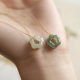 Jade Blossom Pendant Neckla