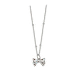 Elegant Bow Pendant Necklace