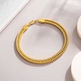 Elegant Gold Chain Bracelet