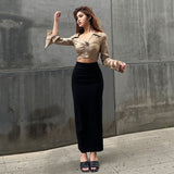 Elegant Maxi Pencil Skirt