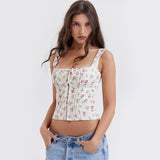 Audrey Floral Corset Top