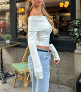 Chloe Off-Shoulder Knit Top