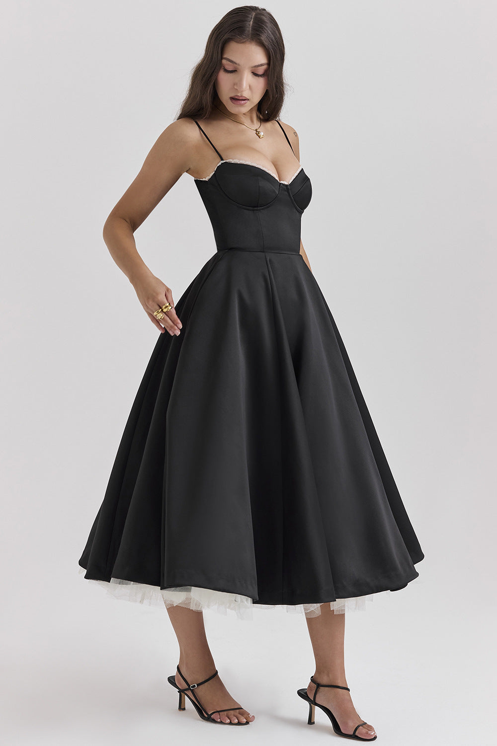 Sleeveless Ballerina Midi Dress