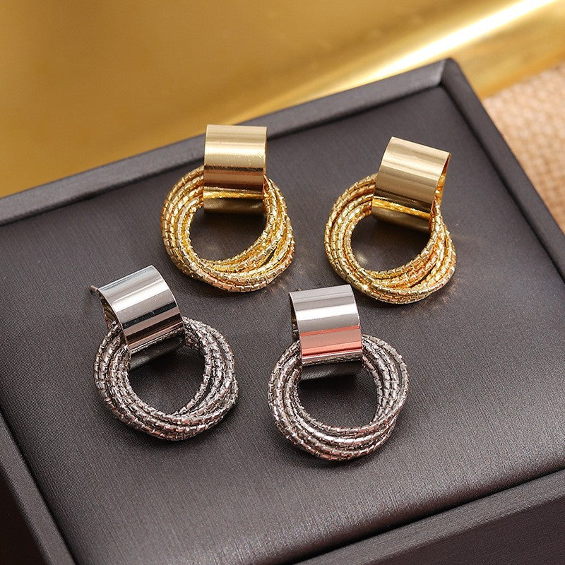 Twisted Hoop Earrings