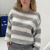 Lena Cozy Striped Knit Sweater