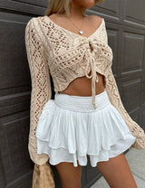 Cady Crochet Crop Top