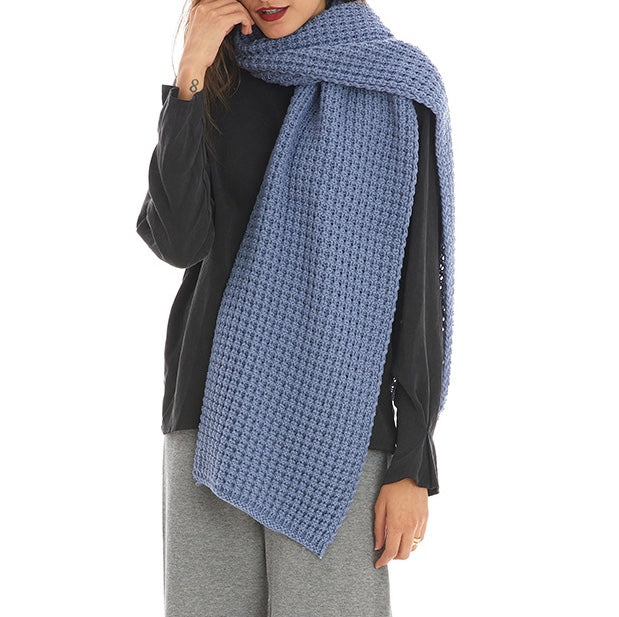 Stella Cozy Waffle-Knit Scarf