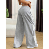 Luna Ribbon-Tie Wide-Leg Pants