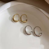 Crescent Hoop Earrings