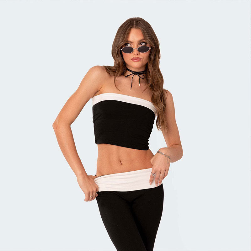 Zara Two-Tone Tube Top Set