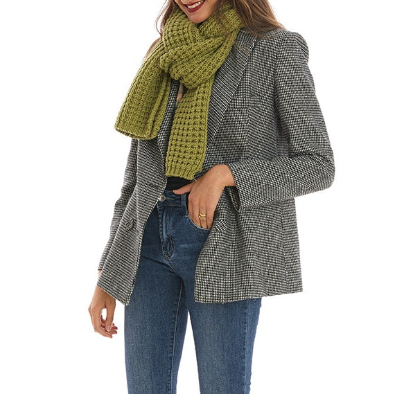 Stella Cozy Waffle-Knit Scarf