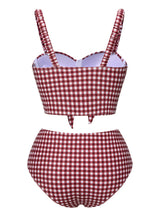 Retro Gingham Swim Set