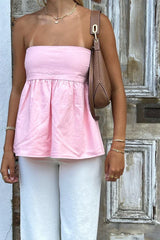 Chic Strapless Tube Top